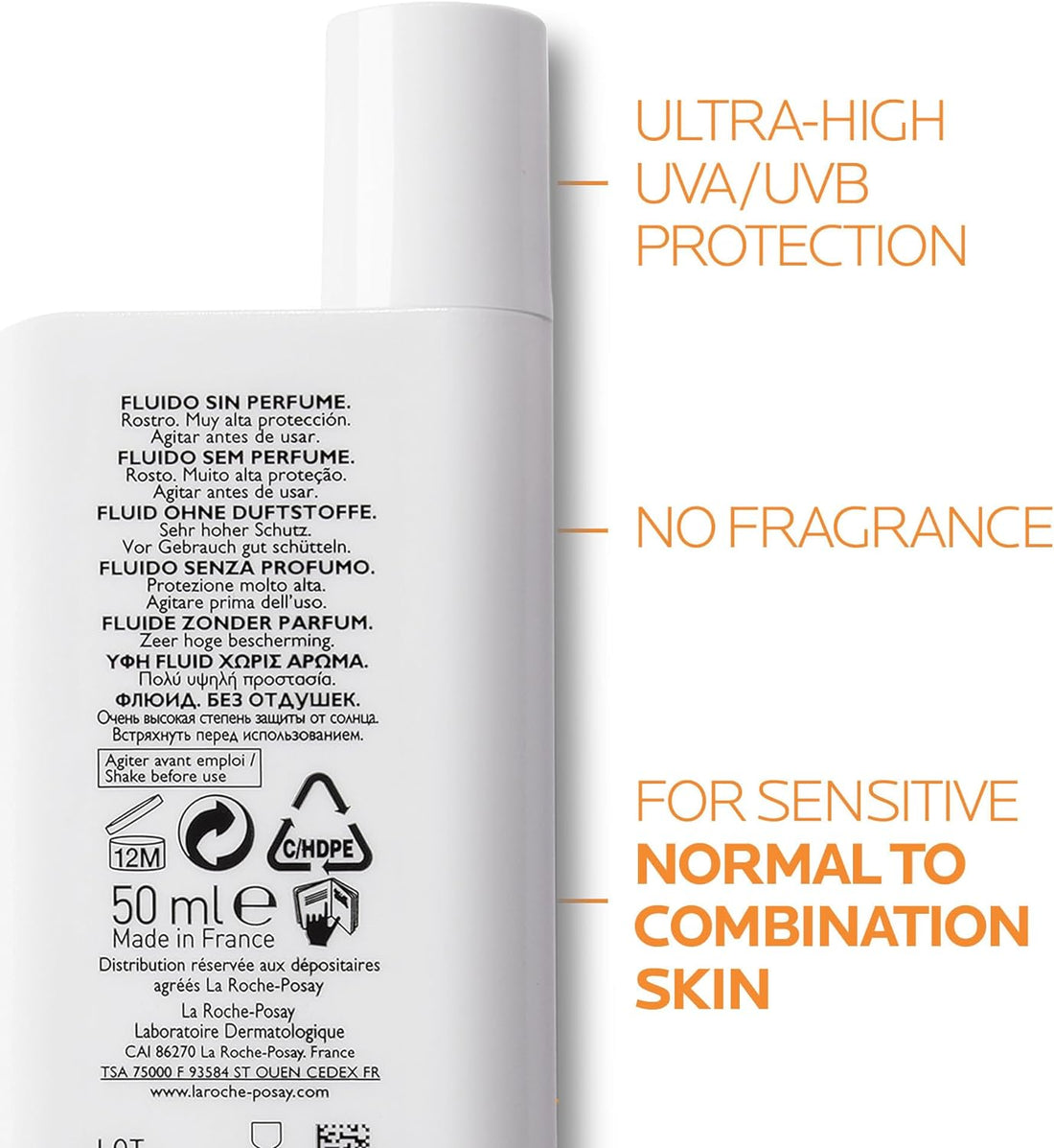LA Roche Posay Anthelios UV MUNE 400 Fluide Invisible Sfp50+